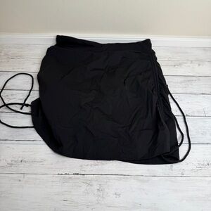 HALARA Women's Black Skort with Drawstring